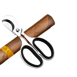 Cigar Cutter Stainless Steel Double Blade Guillotine Cigar Scissors Cutter for Cigars