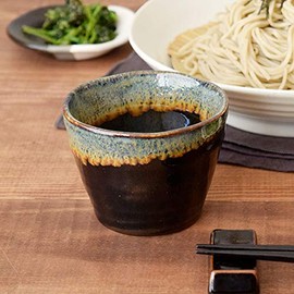 Tableware sn-042 Japanese Tableware, Soba Inokuchi, Tenmoku Shiragashi