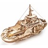 UGEARS Tugboat Ugears 3D Mechanical Wooden Model DIY 3D Brainteaser