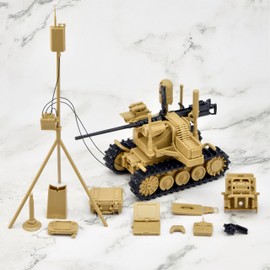 Tomytec Little Armory LD049 UGV Armed Robot System 2: Caliber Carrier, 1/12 Scale, Painted PS Assembly Kit 329985
