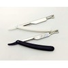 2 Pcs Navaja Barber Straight Maquinillas de afeitar, 100 Blades