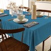 HX&OD - Mantel rectangular de tela catiónica, impermeable, resistente a