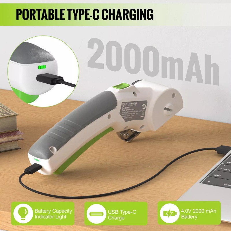 WORKPRO Cordless Electric Scissors Shears Cutting Tool for Fabric Leather