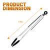 KITCOOMI Long Kitchen Grill Tongs - Heavy Duty Stainless Steel