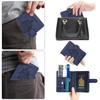WALNEW RFID Blocking Passport Holder Travel Wallet Cover Case