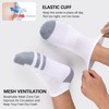 Heatuff 7 Pairs Mens Cushioned Ankle Socks Low Cut Athletic