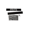 Midwest Fastener Hy-Ko Mailbox Name And Address Kit - 1
