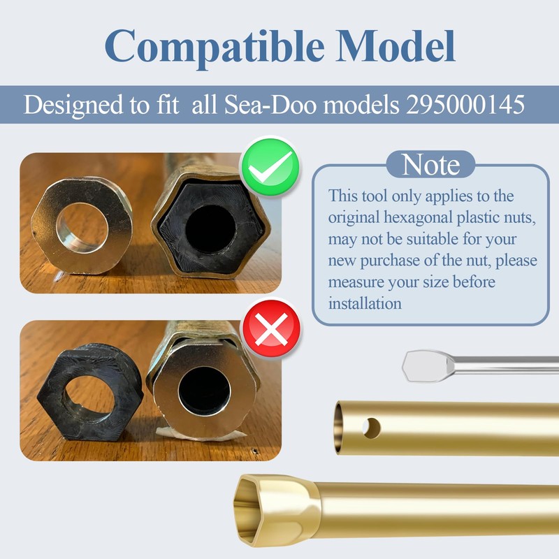 295000145 Removal Install Tool, Fits Sea Doo Steering & Reverse