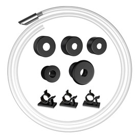 Sink Soap Dispenser Extension Tube Kit, 47" Under Counter Gappo Soap Dispenser Tube with Upgraded Metal Check Valve for Kitchen Sink