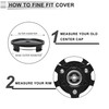 ACROPIX 4pcs Wheel Center Cap Hub Cap Rim Center Cap