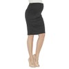 Maternity Skirt Pregnancy Maternity Skirt Midi Pencil Skirt, black