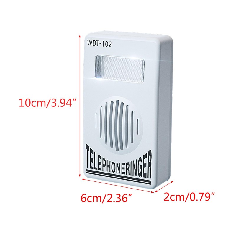 CHAKAE External Loud Telephone Ringer Phone Rings Amplifier for Clearer
