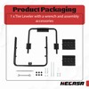 HECASA Light Trailer Tire Leveler with Ratchet Wrench for Light