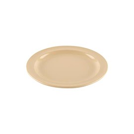 GET DP-507-T-EC Melaimine Round Dessert Plates, 7.25", Tan (Set of 4)