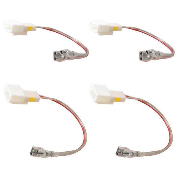 Xspeedonline New Car Door Speaker Wiring Harness Adapter Connector Plug