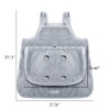 La La Pet® Adjustable Cat Apron Carrier with Holes Pet