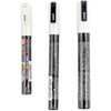 Uni POSCA White Fine Paint Marker Pens, 3 Different Point
