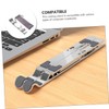 TEHAUX 1Pc Aluminum Alloy Laptop Stand with Level Height Portable