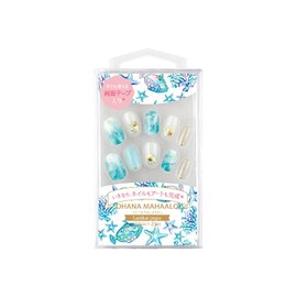 Ohana Mahalo OH-509 Fit Me Nail Tips, Lanikai Pupu, 24 Sheets