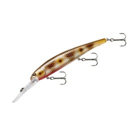 BANDIT LURES Multi-Species Minnow Jerkbait Glowing Fishing Lure, Fishing Accessories, Excellent for Bass and Walleye, 4 5/8", 3/4 oz, Sandstorm