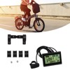 LCD3U Electric Bike LCD Display Meter ABS SM Head Electric