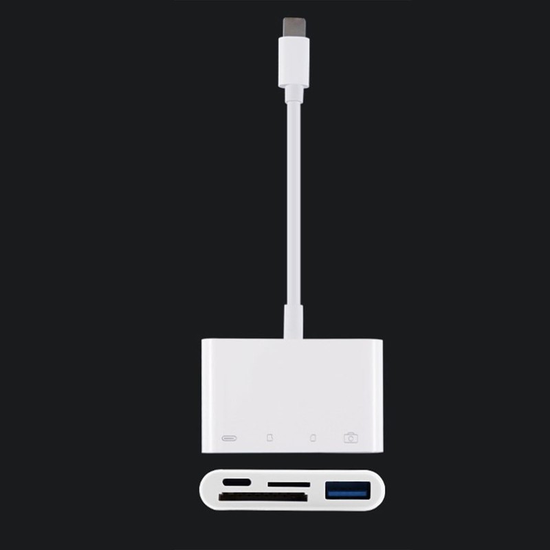 Memory Card Adapter with Charging Port Plug and Play 14