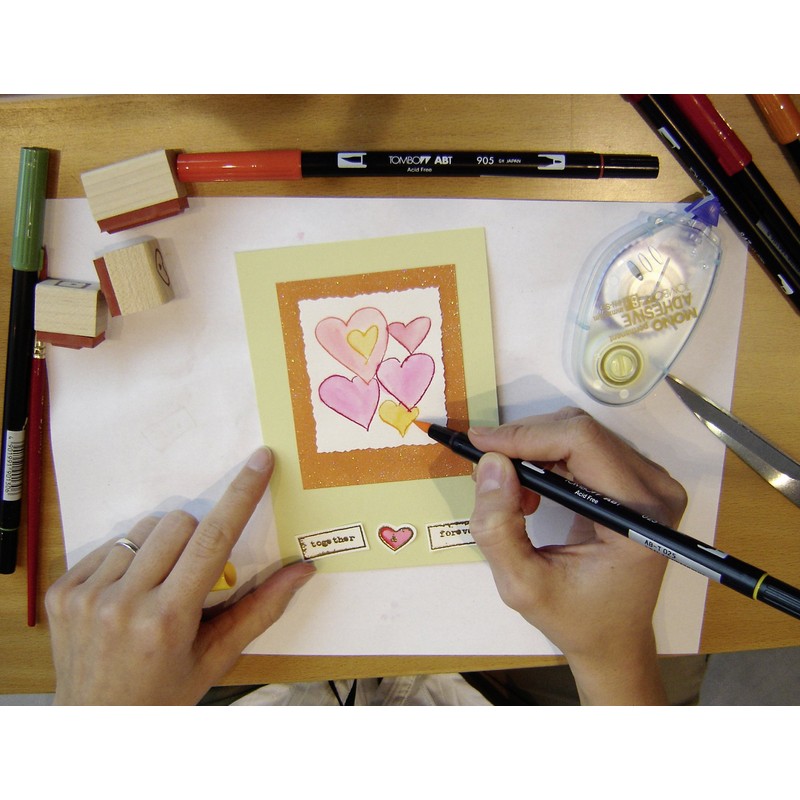 Tombow ABT 515 Dual Brush Pen - Light Blue