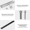 Anbte Solar Panel Bracket Kit, 6 Pcs 7.87 in Aluminium