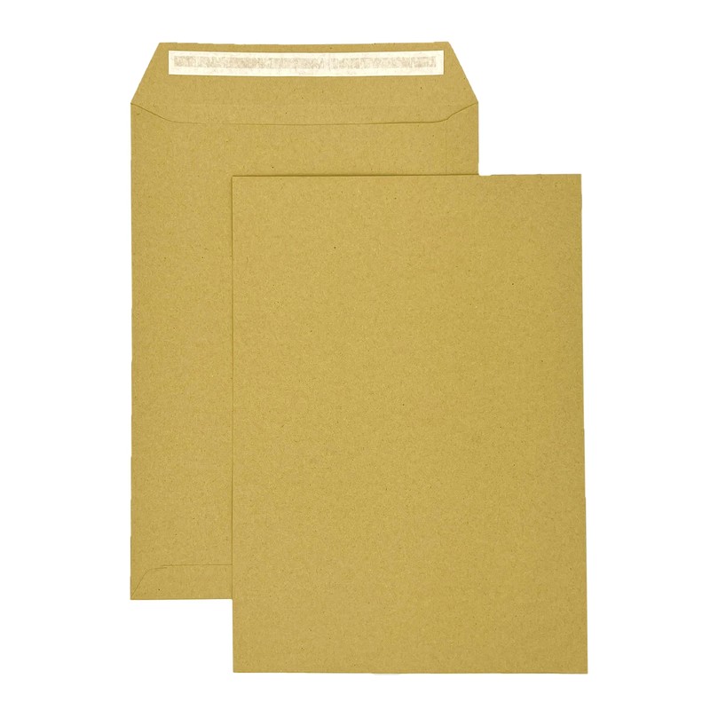 PAKNOR PAKNOR® 50x Braun Versandtaschen DIN C4 229× 324 mm