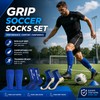Men’s Grip Soccer Socks for Training – Non-Slip Polyester Calf