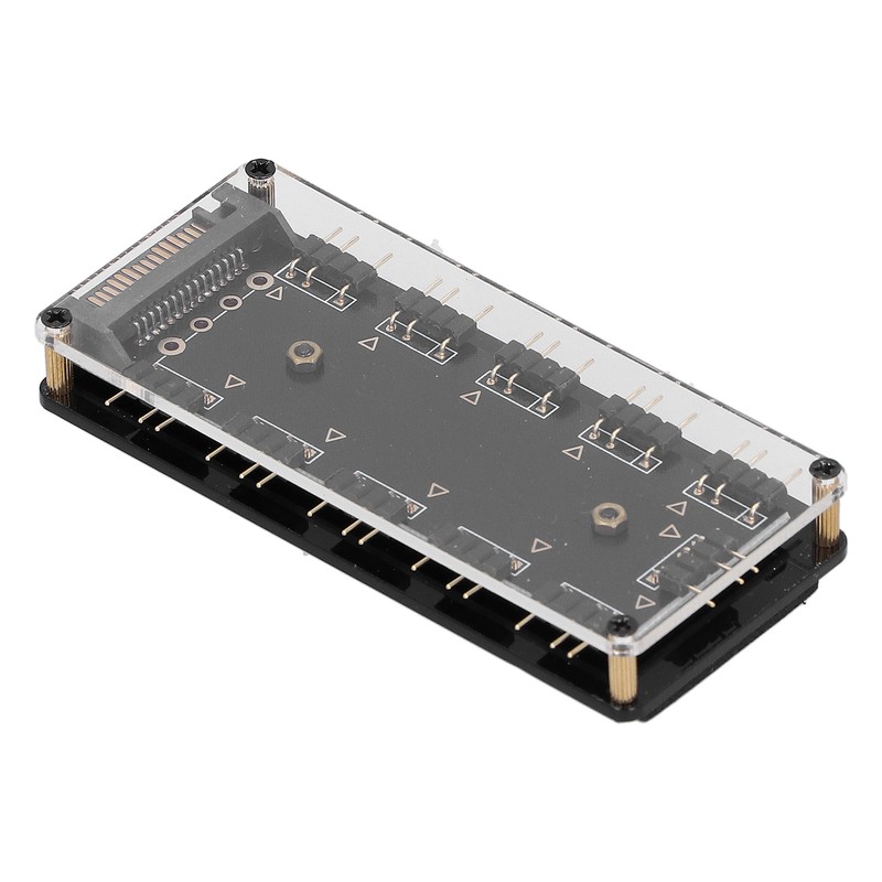 FREEZEMOD RBW Hub Splitter 10-Way Support 5V Lamp with Fan