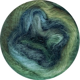 Rico Design Essentials Super Kid Mohair Silk Print Yarn 50g Ball (10 - Forest)