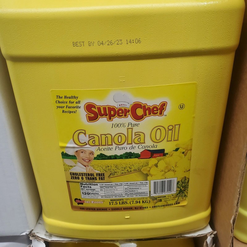 superchef 100% superchef Canola Oil - 17.5 lb.