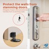 JIADAXIN Invisible Magnetic Door Stopper, Adjustable & Floor Standing Door