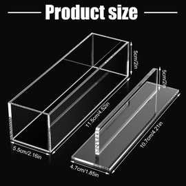 Zhehao 2 Pcs Acrylic Sushi Making Kit Musubi Maker Non Stick Musubi Mold Clear Onigiri Mold Rice Shaper for Home Luncheon Meat Press Hawaiian Sushi (7.68 x 2.17 x 1.97 Inch)