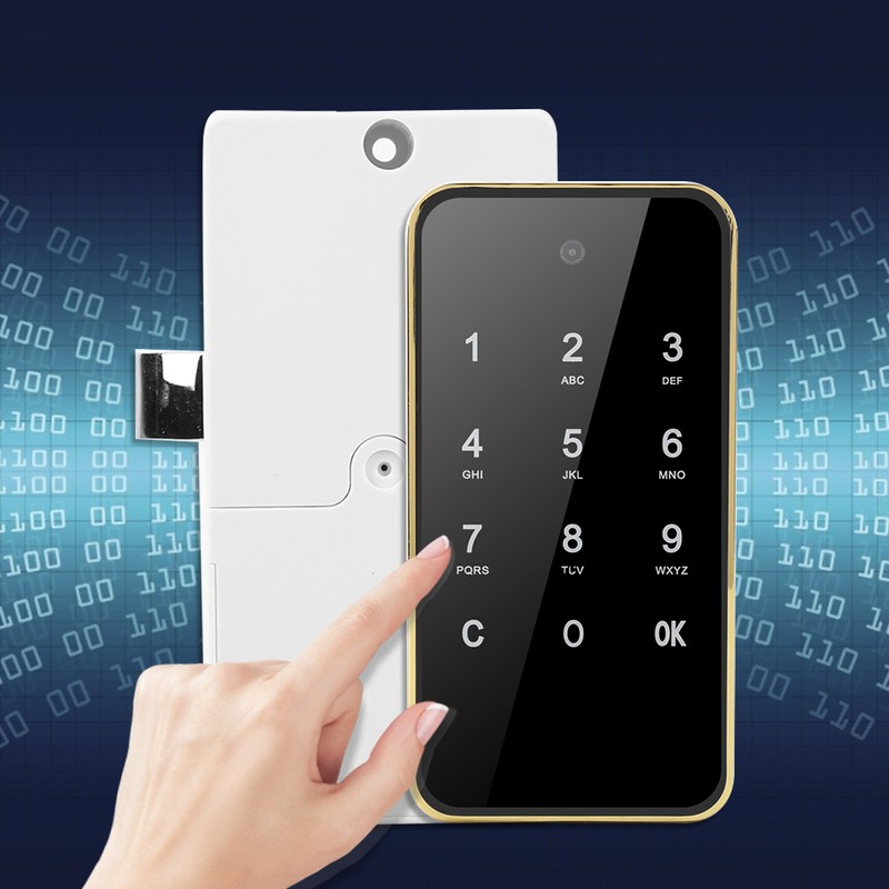 Electronic Password Lock Smart Keyless Digital Touch Screen for File
