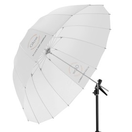 Glow Easy Lock Medium Deep Translucent Fiberglass Umbrella (41")