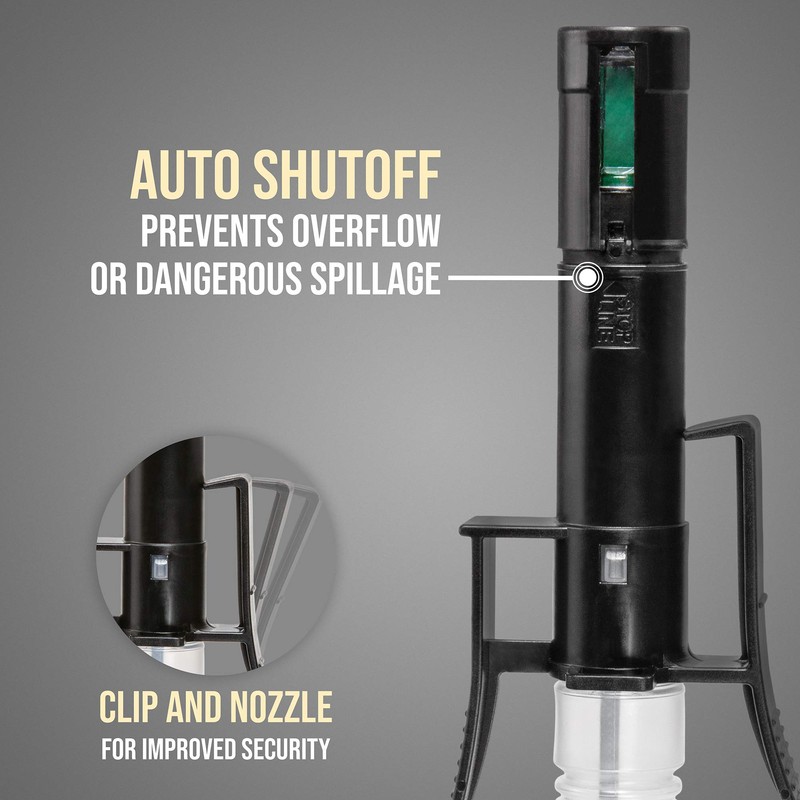 DEWAY Automatic Fuel Transfer Pump with Auto-Stop, 3X More Powerful