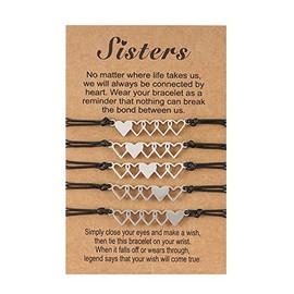 Friendship Bracelet Best Friend Bracelet Gifts Women Pinky Promise Bracelets for Best Friends Natural Stone Beaded Bracelet Healing Stone Anxiety Relief Bracelet Birthday Gifts for Girls,Bestie Sister,BFF