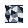 Com Size M 95-20VI04-204 Handkerchief Towel, Panel Pattern, navy