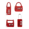 Amtech T1153 4 Piece Combination Padlock Set