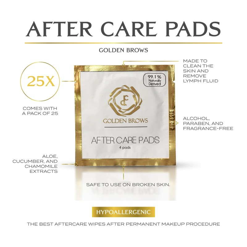 Daria Chuprys Golden Brows After Care Pads