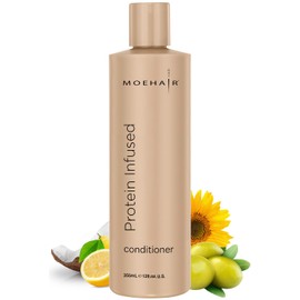 MOEHAIR Protein Infused Conditioner, Hair Conditioner for Chemically Treated, Reduces Frizz and Dullness, Damaged Dry Hair With Vitamins and Proteins,12 Fl Oz