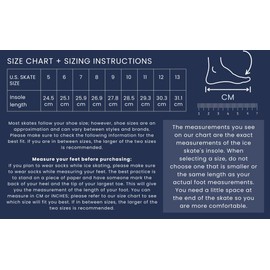 American Athletic Ice Force Hockey Skates for Men - Lightweight Ice Skates with Reinforced Ankle Support, Moisture-Resistant Lining, Stainless Steel Blade - Recreational Indoor & Outdoor Use (8)