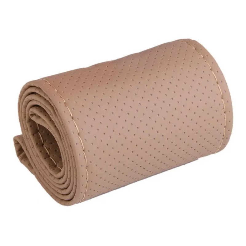 Veraly Cubre Volante Funda Tipo Piel Para Volante Microfibra Negro