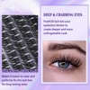 B&Q Lash Clusters Fluffy Wispy Voluminous - 144 PCS Feath5D
