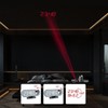 Projection Alarm Clock LED Digital Photosensitive Electronic Clock with 180