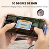 Poyiccot USB C Right Angle Adapter 40Gbps, 8K@60Hz, 100W, USB