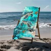 GANMP Underwater Sea Turtle Beach Towel 30" x 60" Microfiber