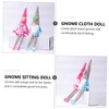 Abaodam Flower Gnome Doll Long Legs Soft Plush Sitting Gnome